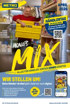 Vorschau von dem Prospekt des Geschäftes Metro, gültig ab dem 01.04.2026
