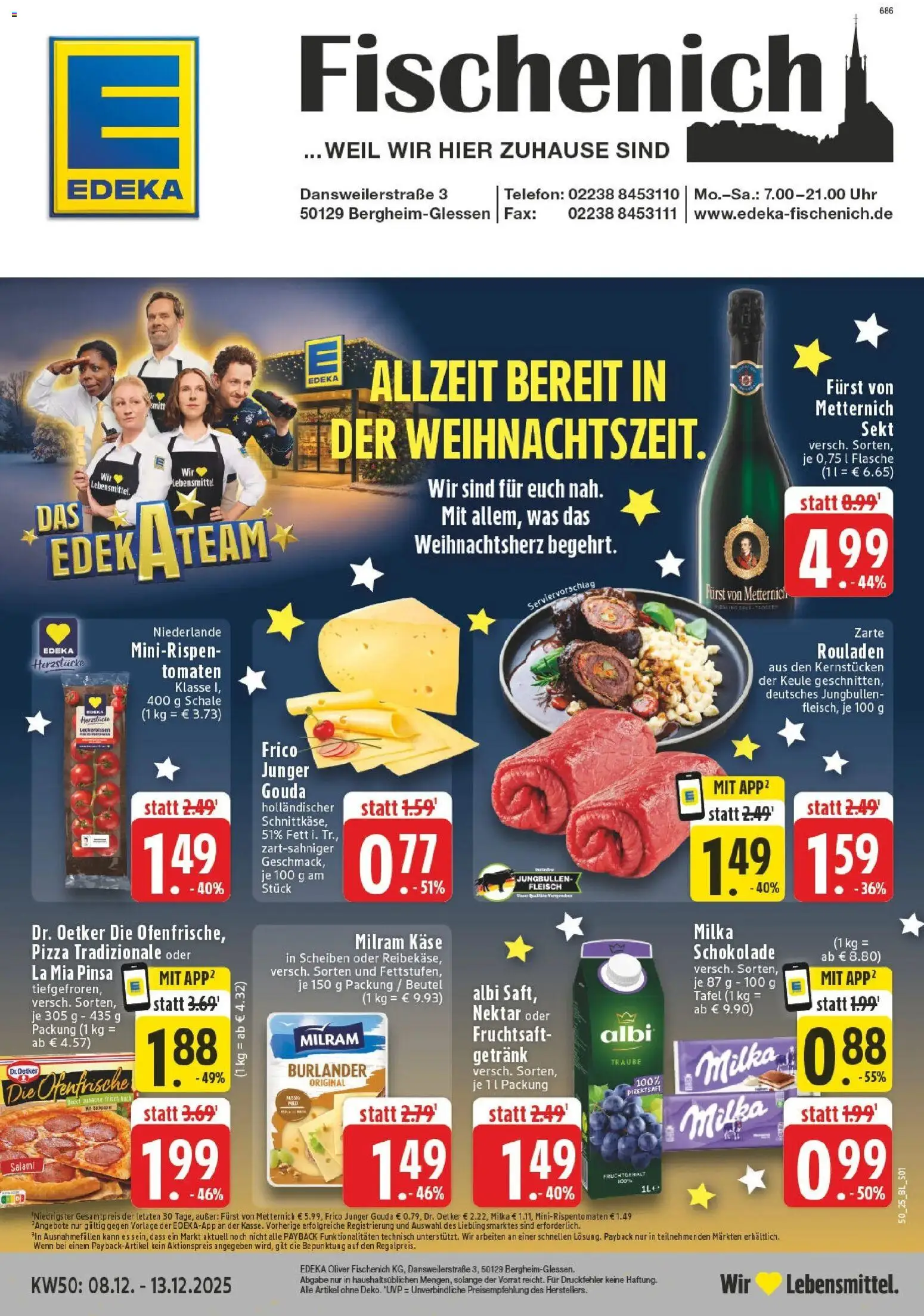 Vorschau von dem Prospekt des Geschäftes Edeka, gültig ab dem 07.12.2025