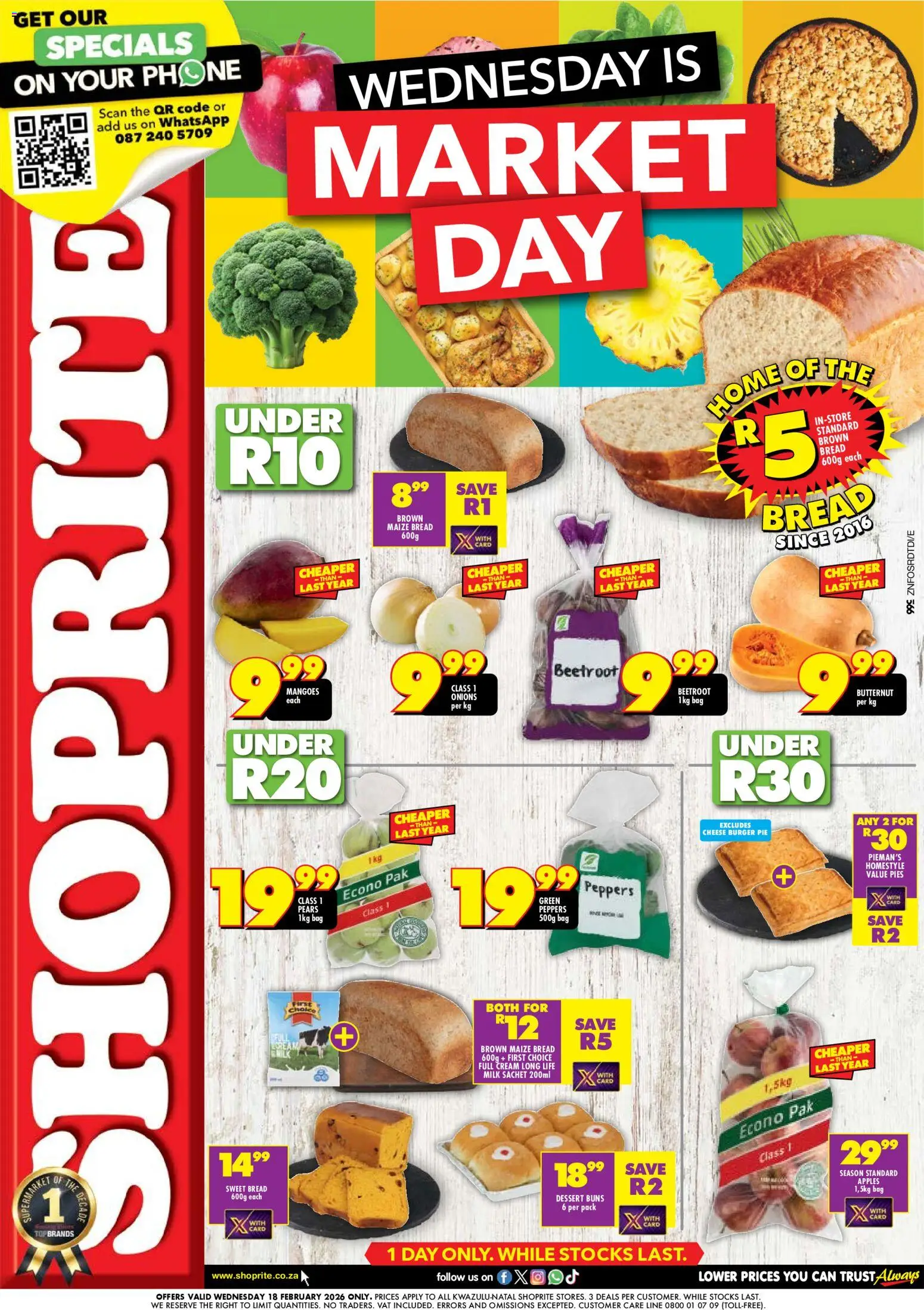 Preview of Shoprite flyer valid from 18/02/2026
