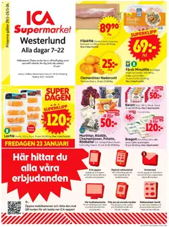 Förhandsgranska reklamblad Enköping från butik ICA Supermarket gäller från 19/01/2026