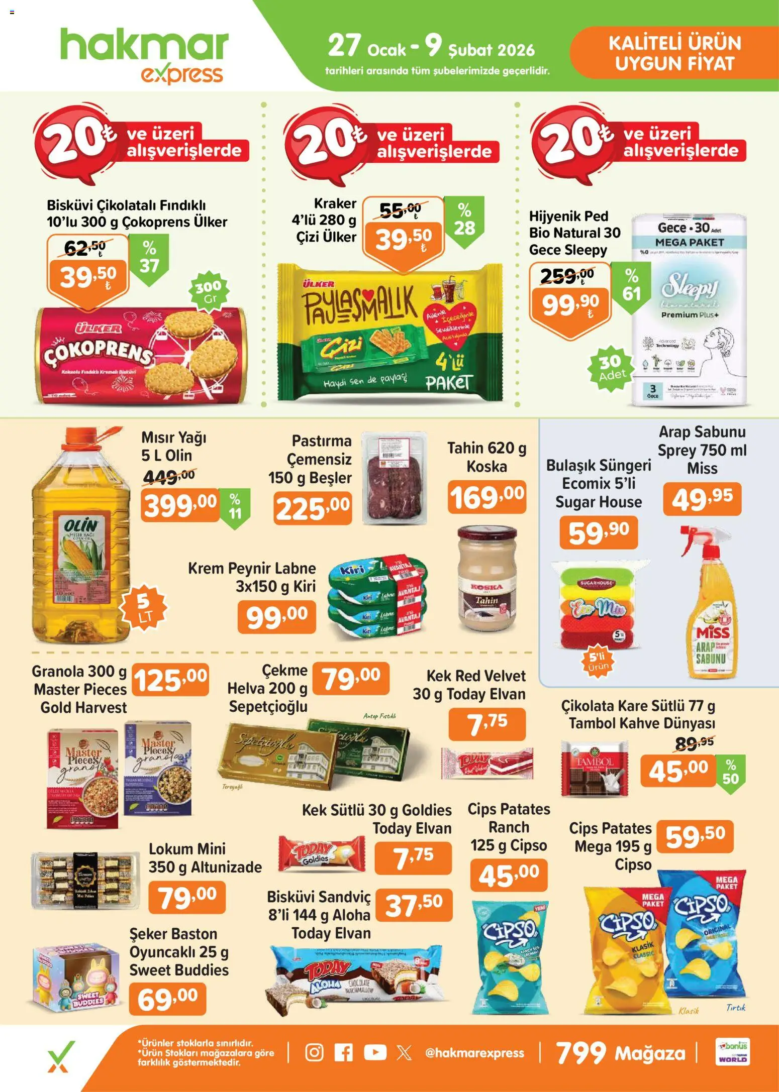 Hakmar Express Salı Aktüel Ürünler 27.01.2026 - Broşürünün önizlemesi