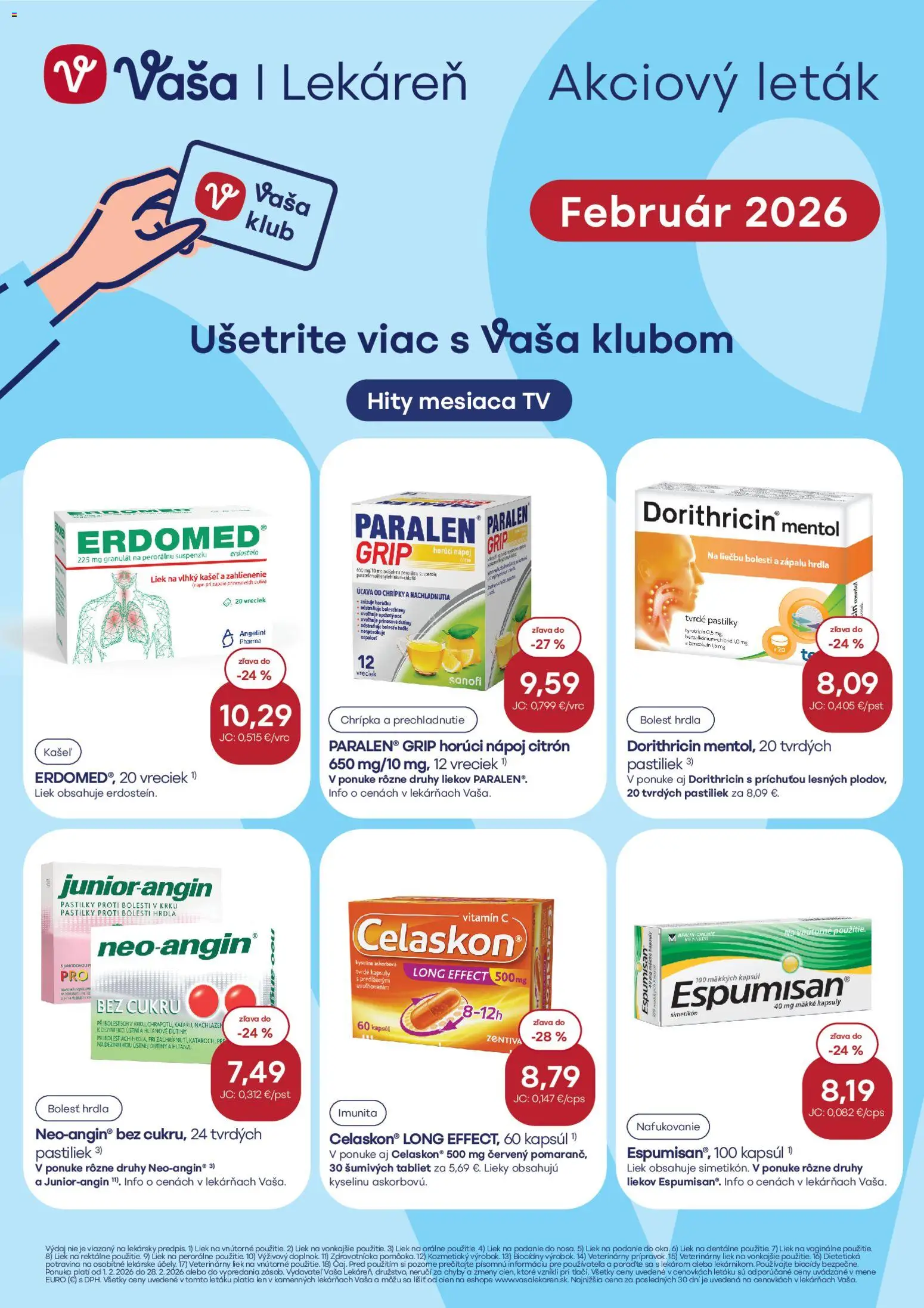Náhľad Vaša lekáreň letáku platného od 01.02.2026