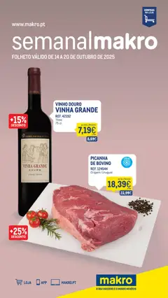 Pré-visualização do folheto da loja Makro válida a partir de 14/10/2025