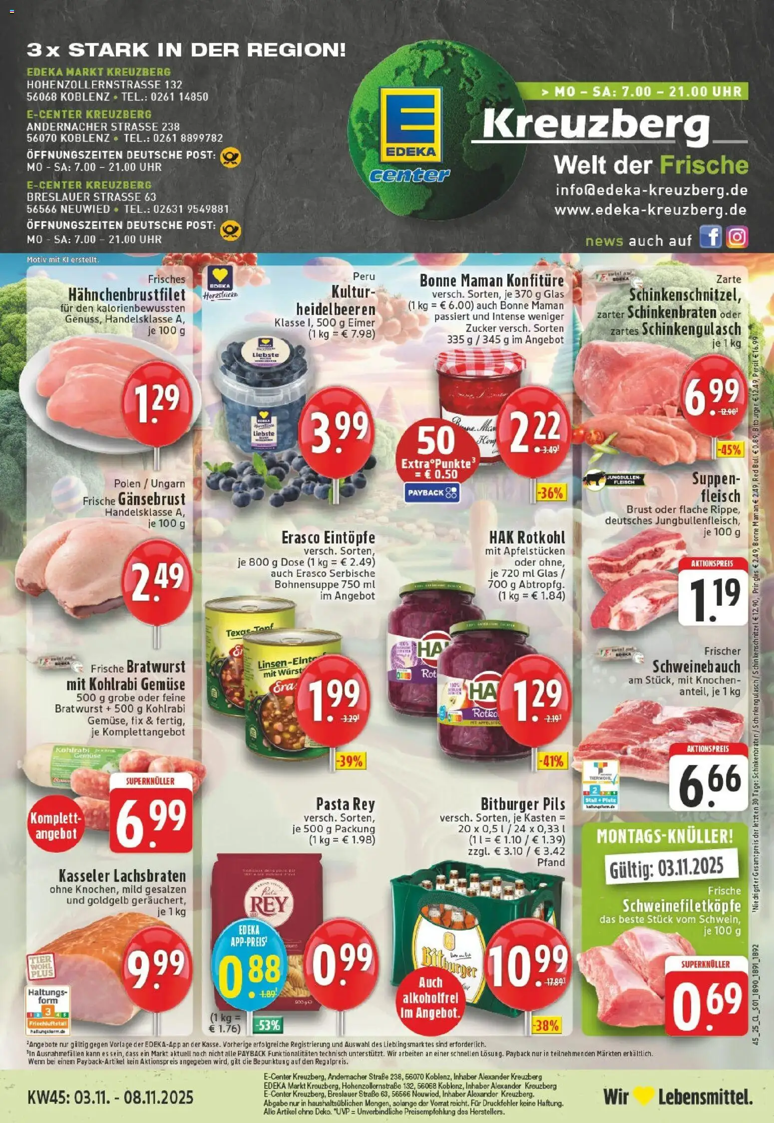 Vorschau von dem Prospekt des Geschäftes Edeka, gültig ab dem 02.11.2025