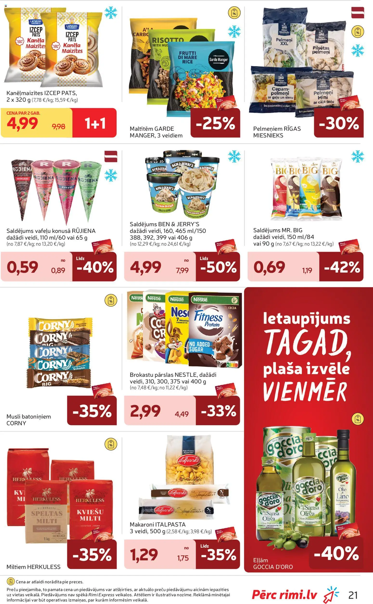 Skatīt Rimi akciju bukletu, derīgs no 2025.12.09