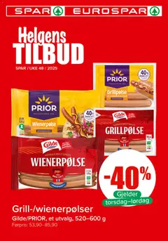 Forhåndsvis Helgens Tilbud fra butikk Spar gyldig fra 27/11/2025