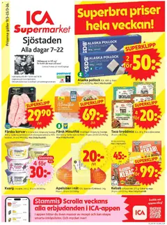 Förhandsgranska reklamblad Stockholm från butik ICA Supermarket gäller från 09/03/2026