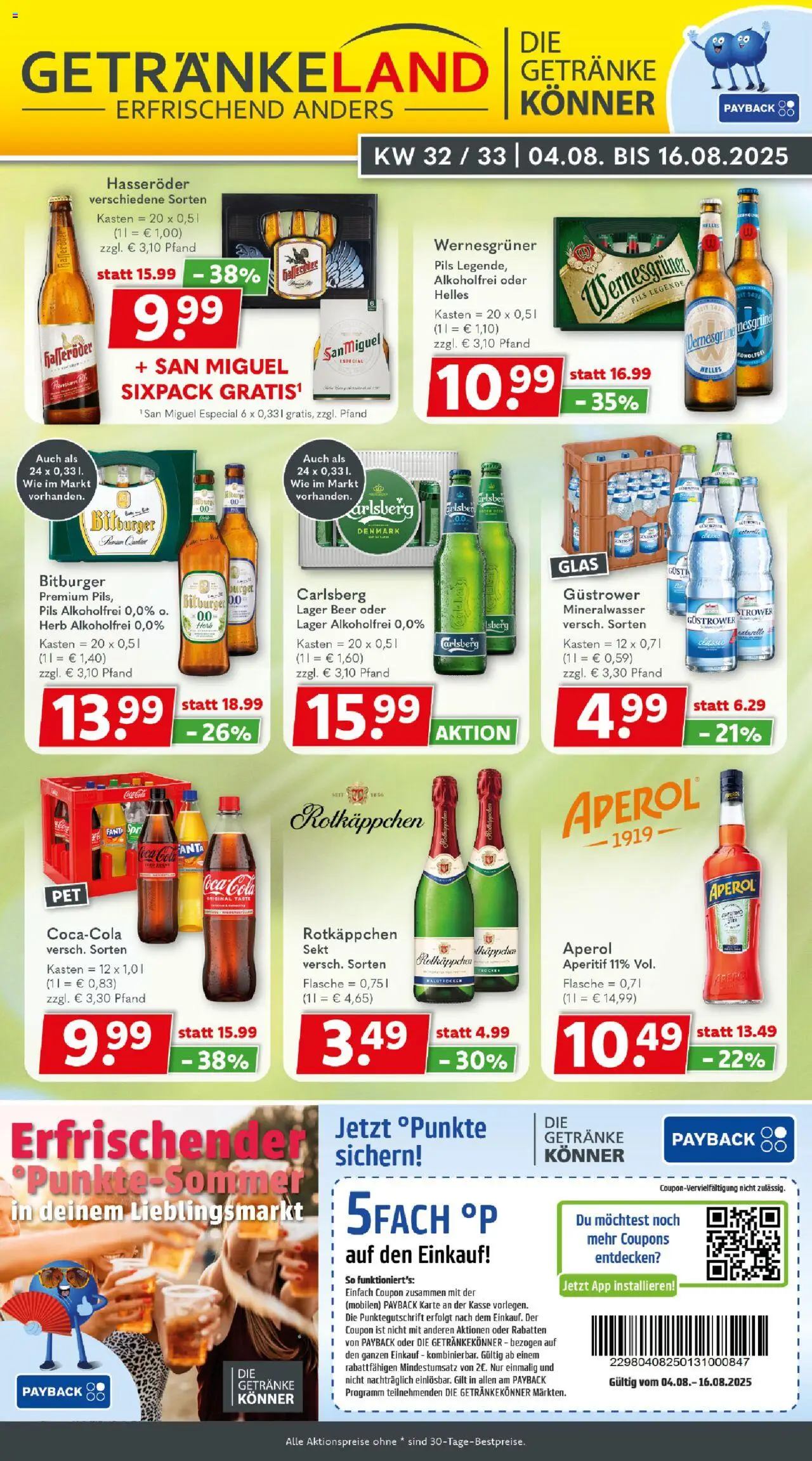 Getränkeland Prospekt (vom 04.08.2025 - 16.08.2025)