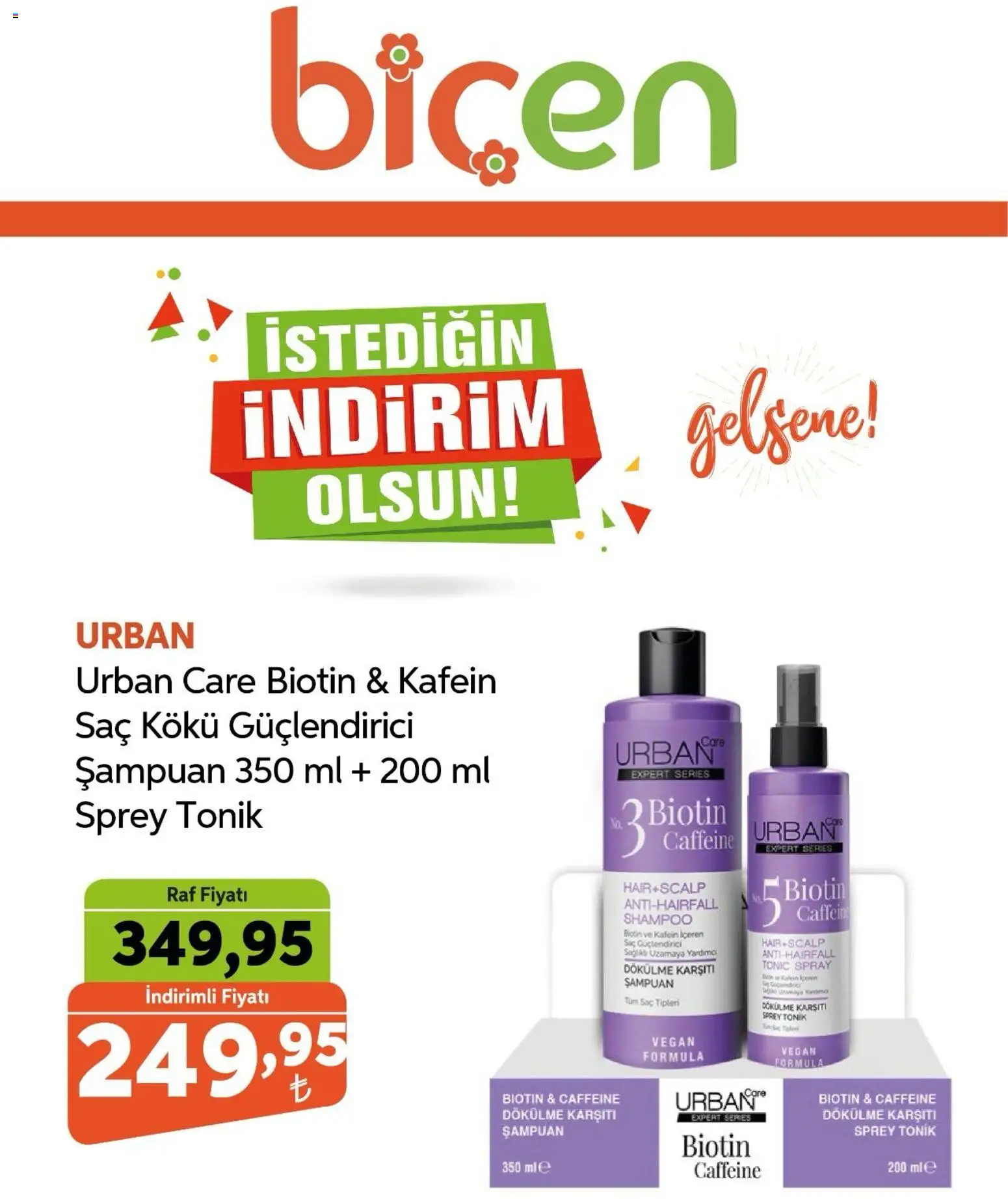 Biçen Market Biçen Market İndirim Urban Care 10.03.2026 - Broşürünün önizlemesi