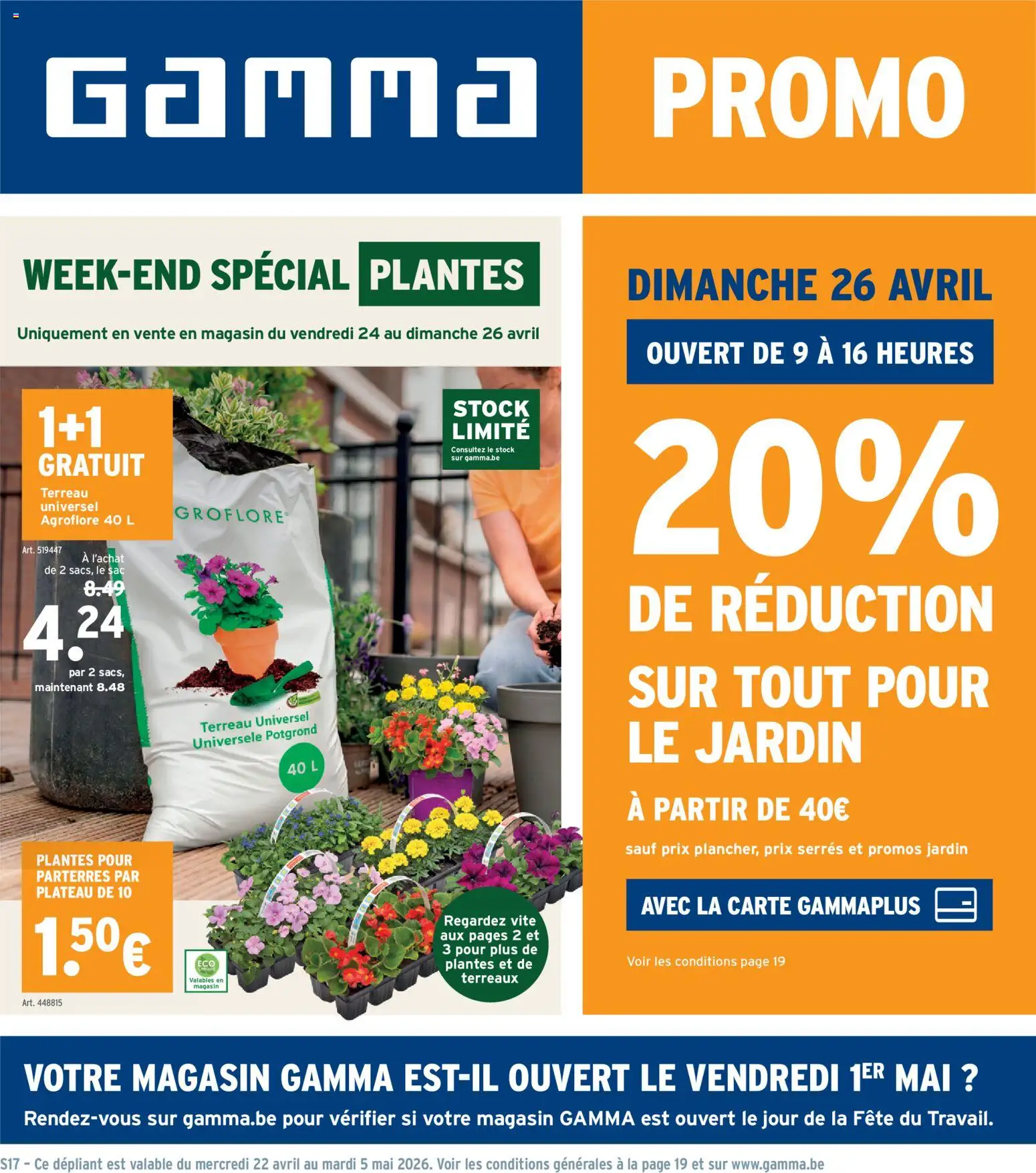 Voorbeeld van GAMMA Publicité van winkel GAMMA geldig vanaf 22/04/2026