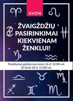 AVON parduotuvės leidinio AVON leidinys - Horoscope galiojančio nuo 2026.03.16 peržiūra