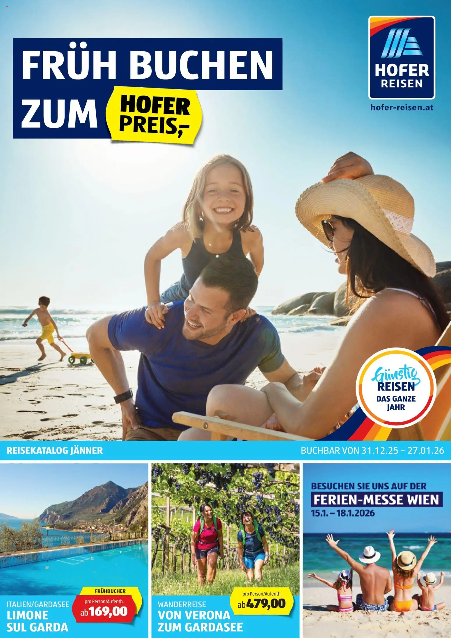 Vorschau der Angebote: Hofer Reisen Flugblatt gültig ab 31.12.2025