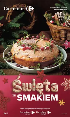 Pogląd gazetki "Święta" ze sklepu Carrefour ważnej od 01.12.2025