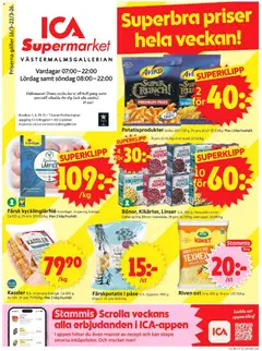 Förhandsgranska reklamblad Stockholm från butik ICA Supermarket gäller från 16/03/2026