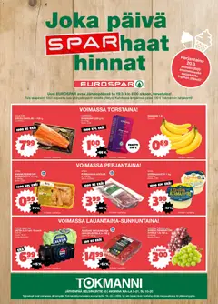 Kaupan Tokmanni Tokmanni - Uuden Järvenpään EUROSPARin avajaistarjoukset esikatselu, voimassa 19/03/2026
