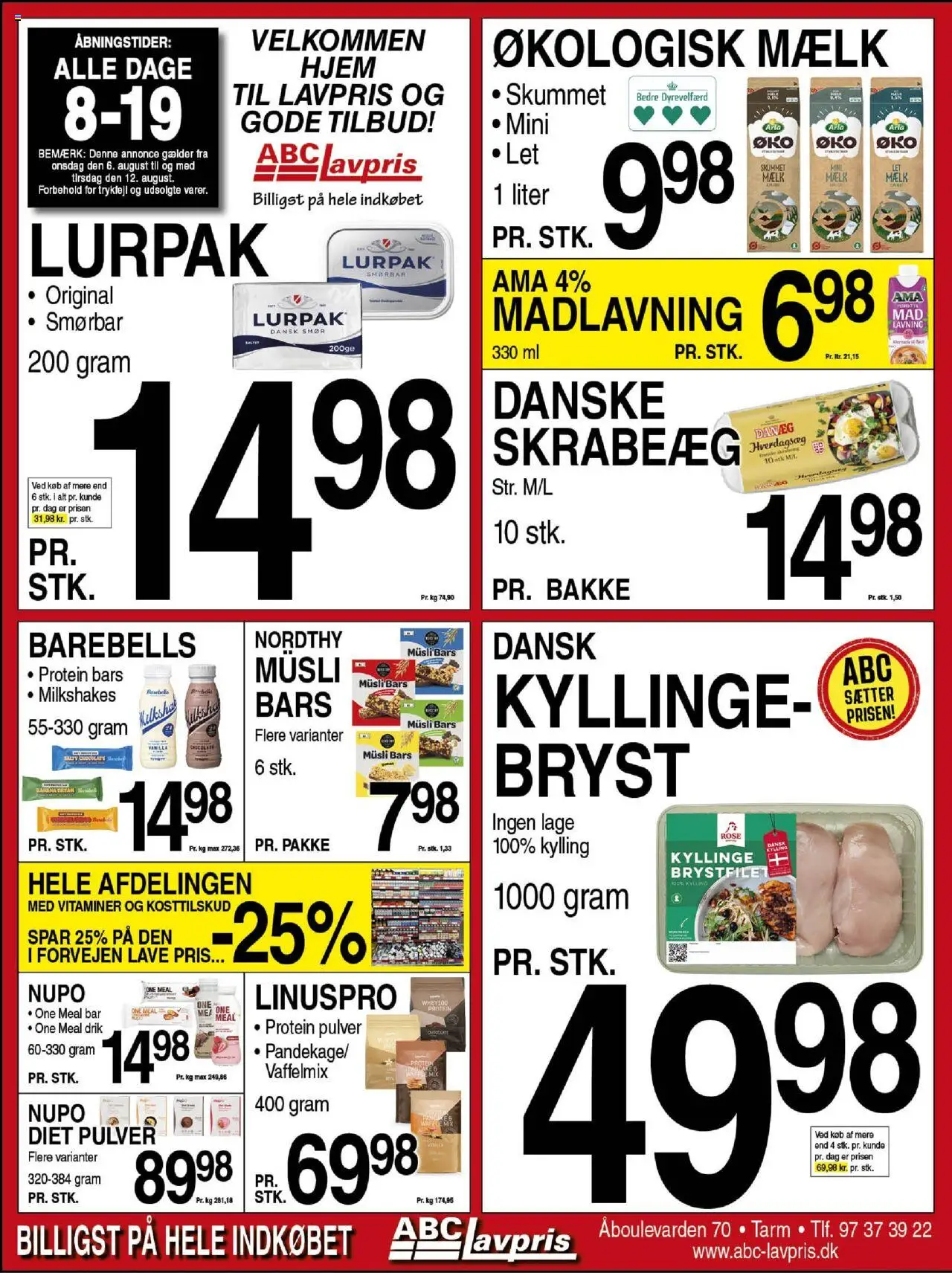 Abc Lavpris tilbudsavis gyldig fra 06/08/2025 - side 1
