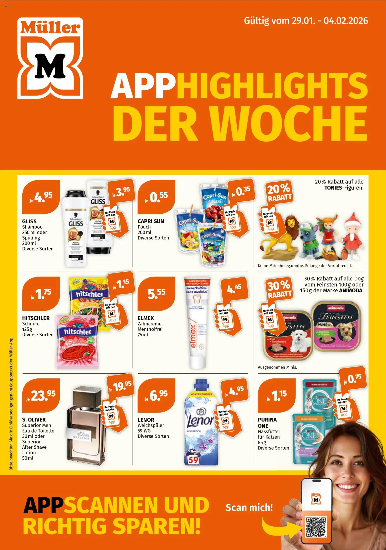 Vorschau des Merkblatts Aktionen vom Shop Müller gültig von 29.01.2026 bis 04.02.2026