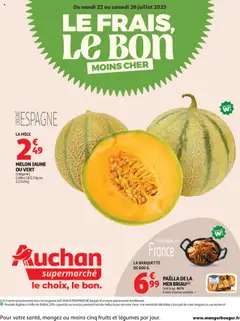 Prévisualisation de Les prix bas qui font du bien au quotidien du magasin Auchan formulaire valide 22/07/2025