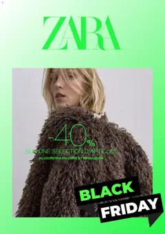 Voorbeeld van Black Friday van winkel Zara geldig vanaf 28/11/2025