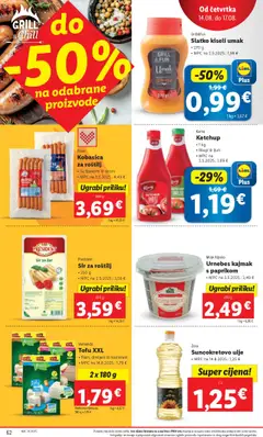Pregled letka Katalog trgovine Lidl vrijedi od 11.08.2025 | Stranica: 62