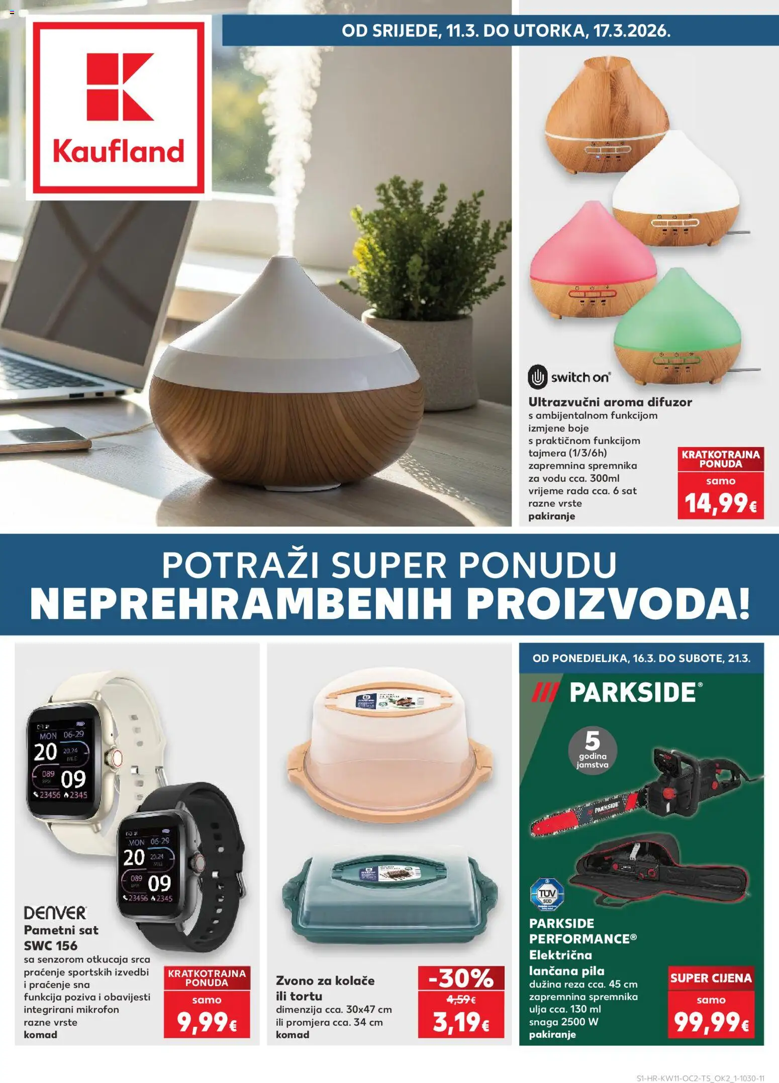 Pregled letka Rijeka Zamet trgovine Kaufland vrijedi od 11.03.2026
