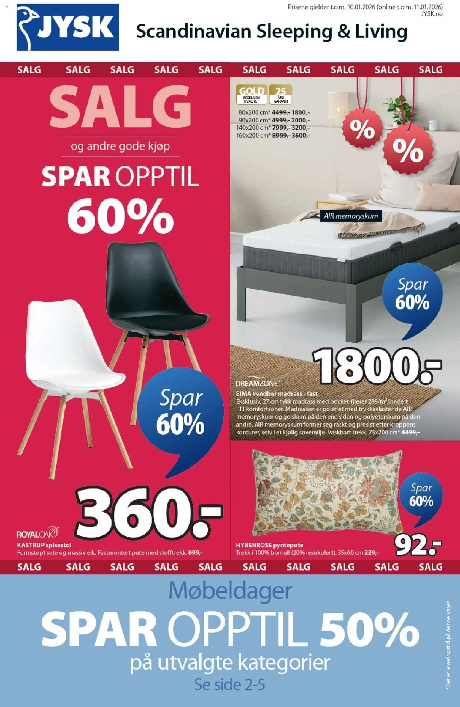 Forhåndsvis Kundeavis fra butikk JYSK gyldig fra 29/12/2025