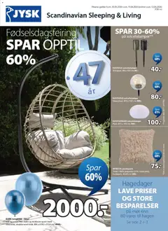 Forhåndsvis JYSK kundeavis fra butikk JYSK gyldig fra 30/03/2026