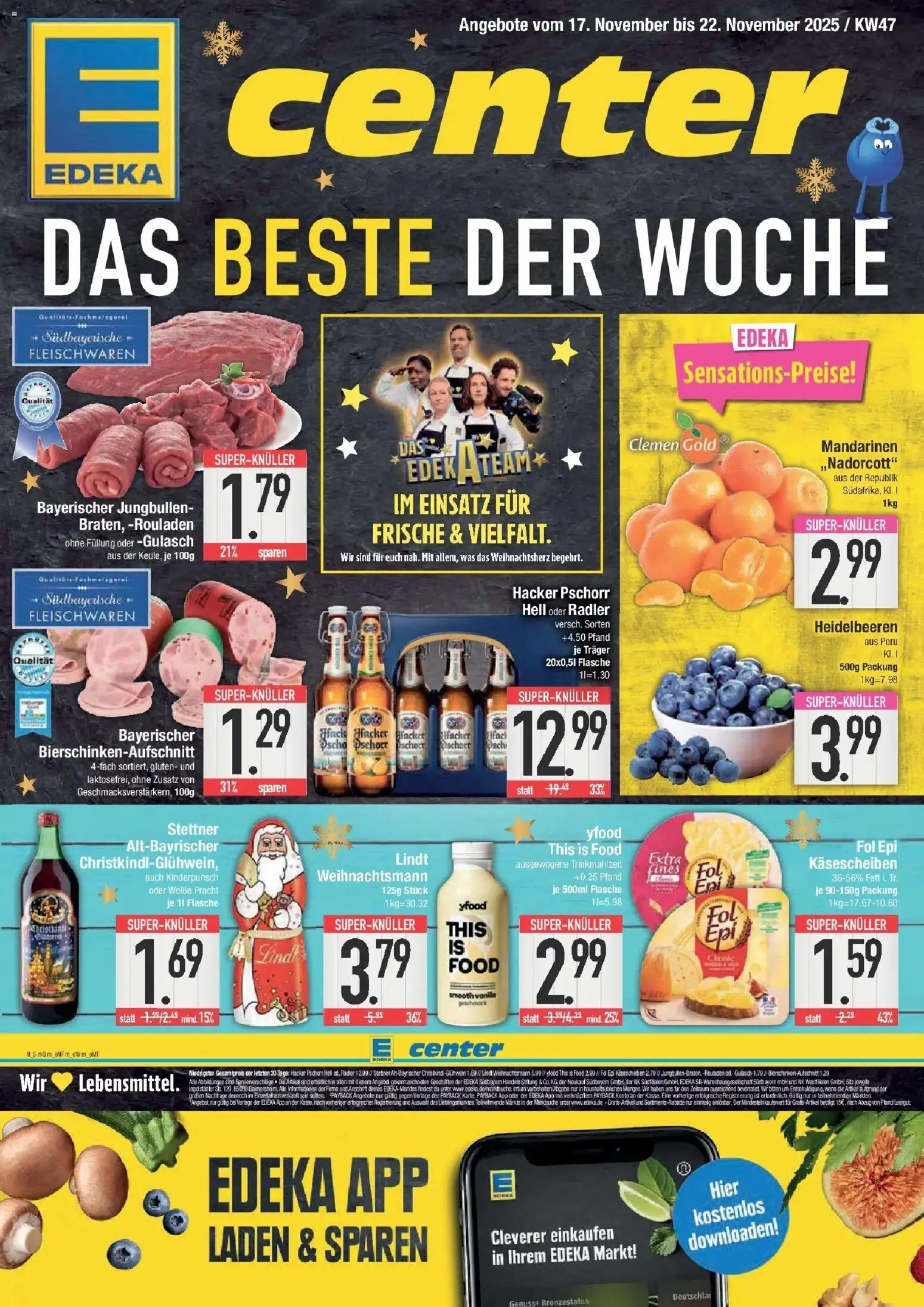 Vorschau von dem Prospekt des Geschäftes Edeka, gültig ab dem 16.11.2025