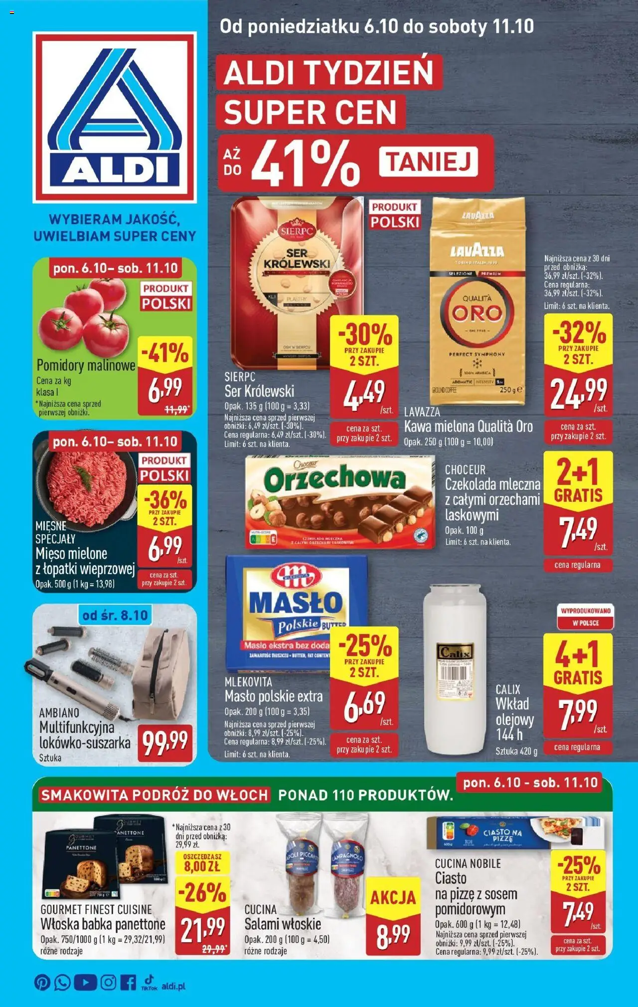 Aldi Gazetka od 06.10.2025 - Nowa Gazetka - Numer strony 1