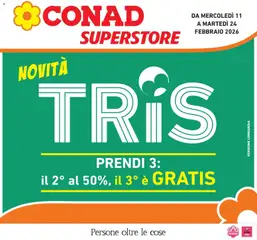 Anteprima dell'opuscolo TRIS dal negozio Conad valido da 11/02/2026