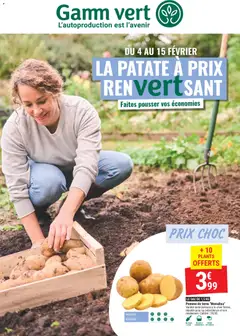 Prévisualisation de Catalogue du magasin Gamm vert formulaire valide 04/02/2026