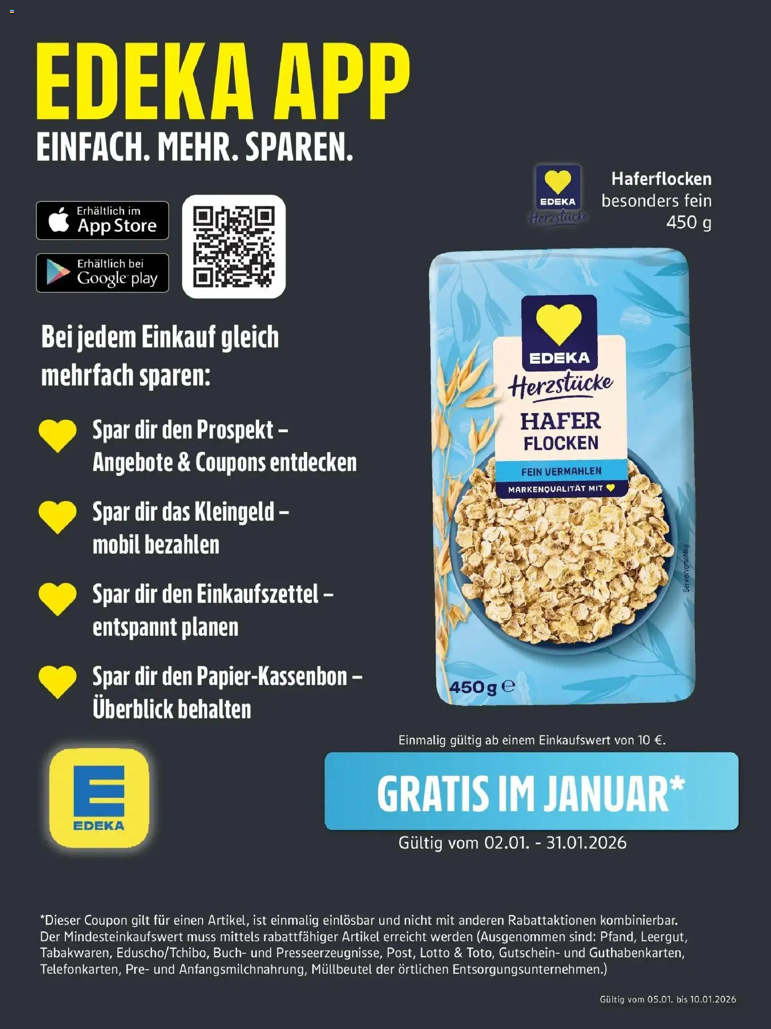 Vorschau von dem Prospekt des Geschäftes Edeka, gültig ab dem 04.01.2026 - Flocken