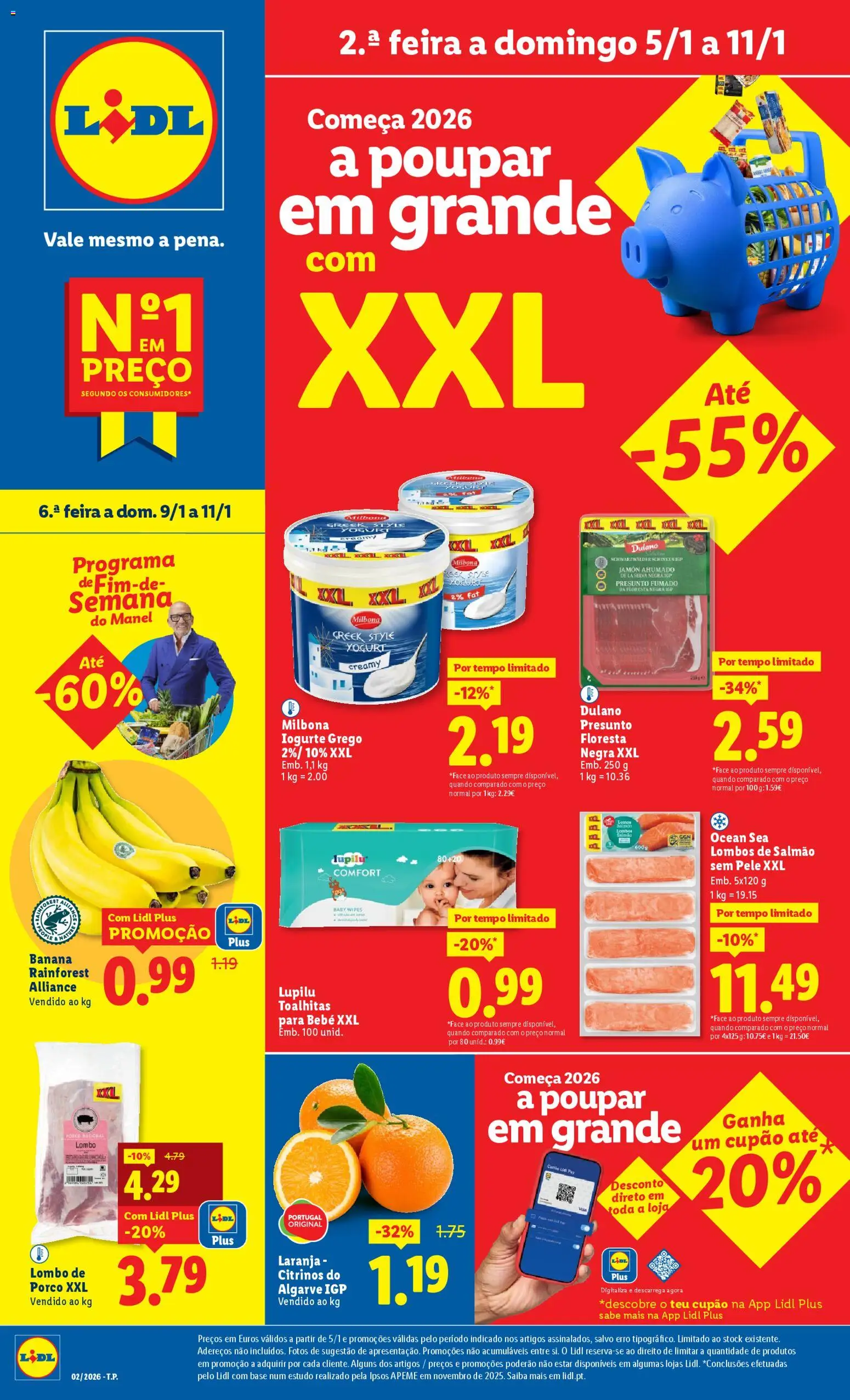 Pré-visualização do folheto da loja Lidl válida a partir de 05/01/2026