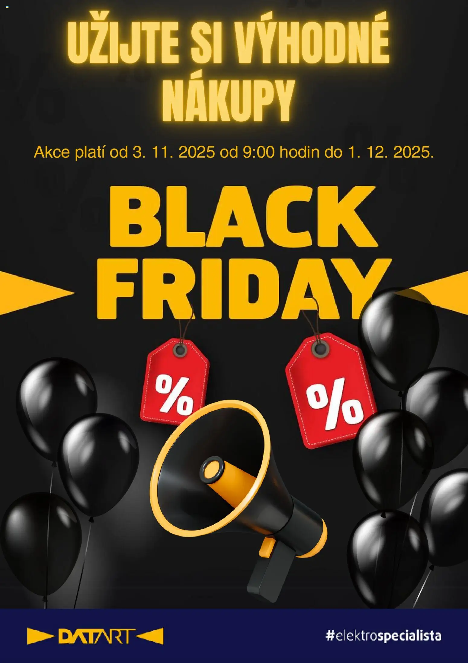Náhled nabídky: Datart Black Friday platný od 03.11.2025