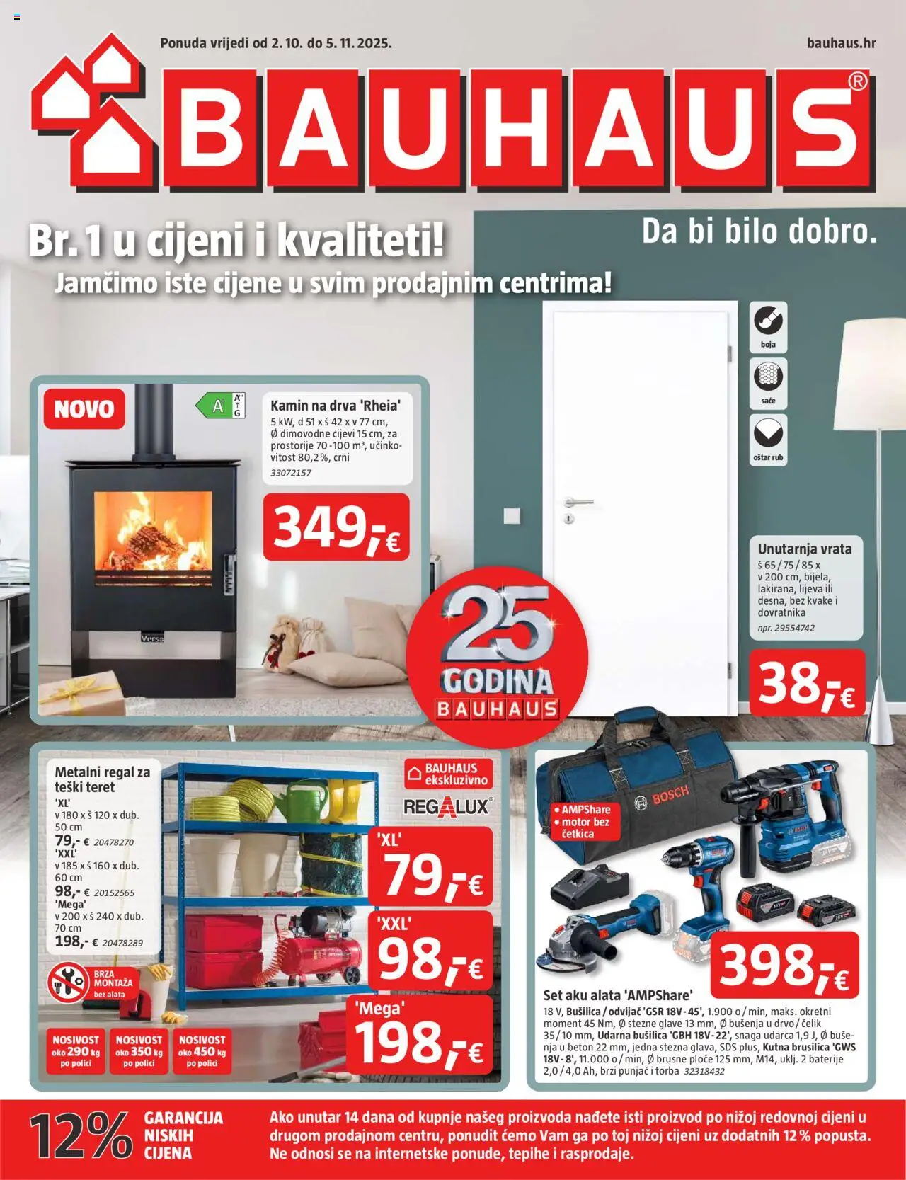 Bauhaus aktualni Katalog Black Friday vrijedi od 01.10.2025 - tjedna akcija broj stranice 1