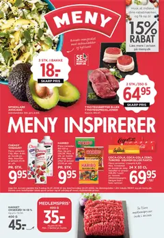Eksempel på tilbudsavis Tilbudsavis fra butik Meny gyldig fra 16/01/2026