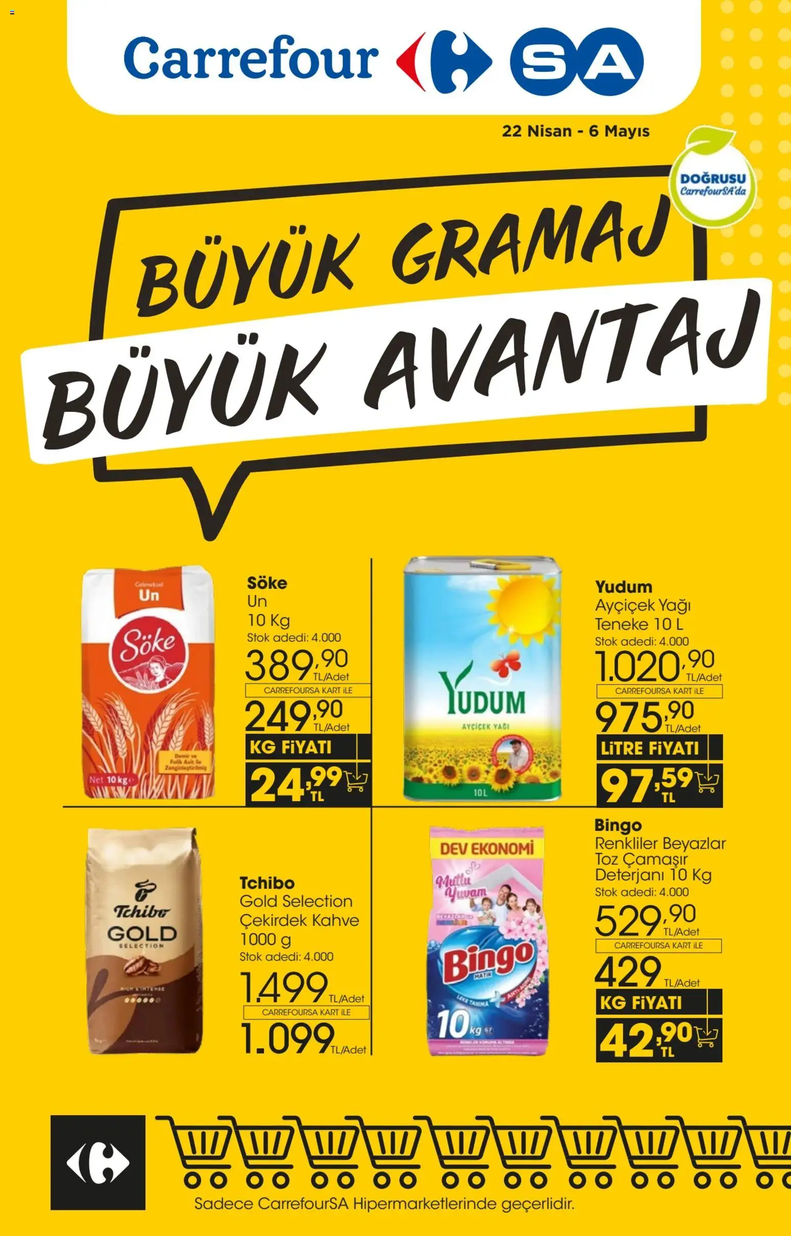CarrefourSA CarrefourSA Katalog 22.04.2026 - Broşürünün önizlemesi