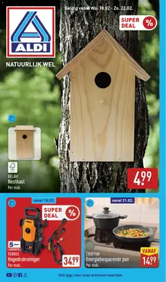 Voorbeeld van Non food folder van winkel Aldi geldig vanaf 18-02-2026