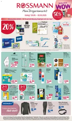 Vorschau von dem Prospekt des Geschäftes Rossmann, gültig ab dem 29.09.2025