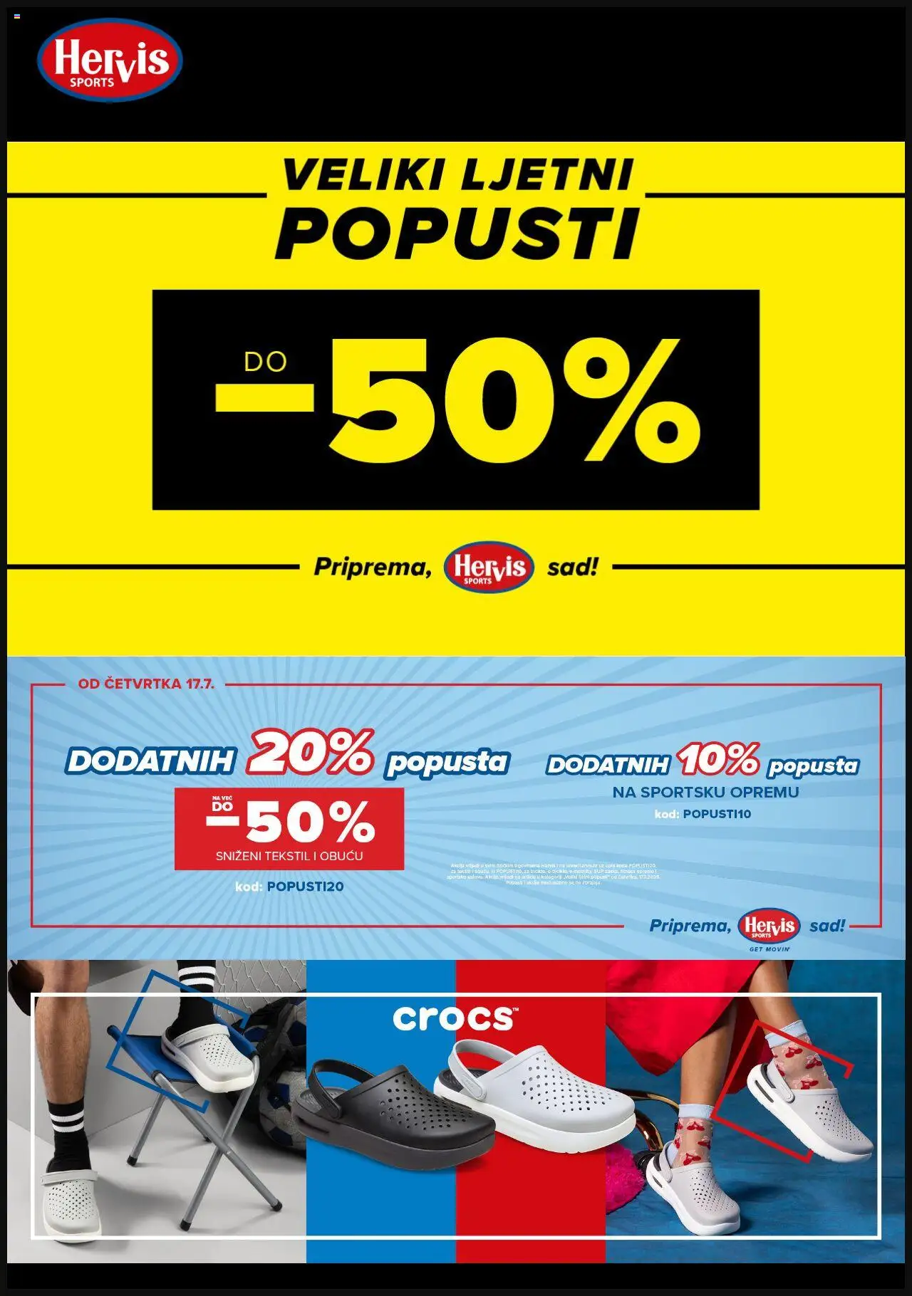 Hervis aktualni Katalog vrijedi od 22.07.2025 - tjedna akcija broj stranice 1