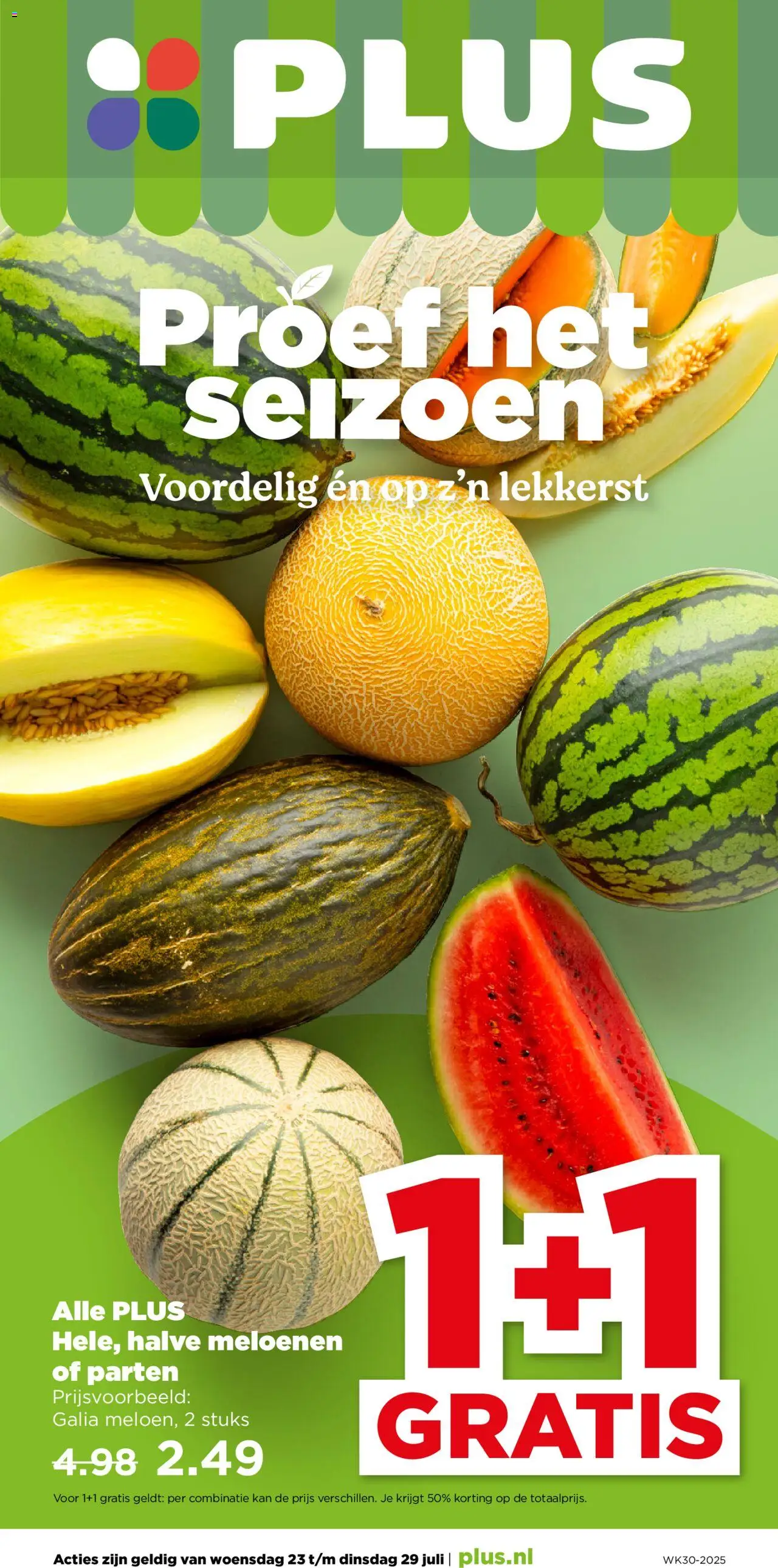 Plus shop Folder week 30 geldig vanaf 23-07-2025 - Paginanummer 1