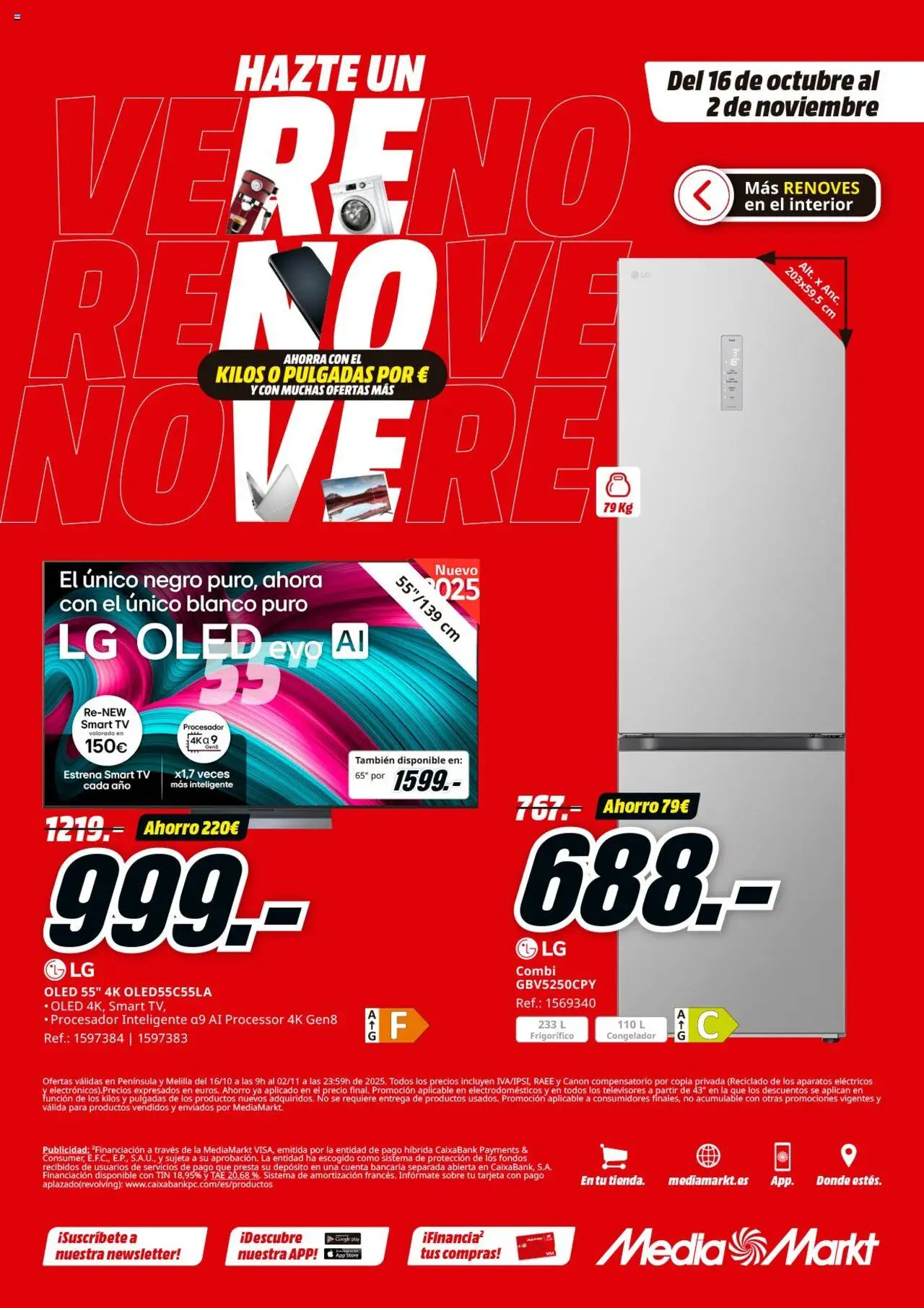 Media Markt Folleto > 16/10 - 02/11/2025 > Ofertas