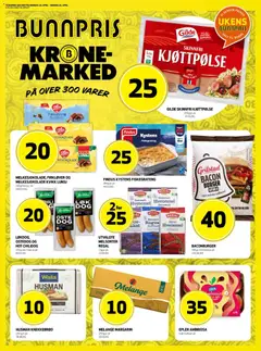Forhåndsvis Bunnpris kundeavis fra butikk Bunnpris gyldig fra 20/04/2026