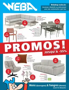 Voorbeeld van Publicité van winkel Weba geldig vanaf 11/02/2026