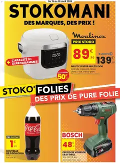 Prévisualisation de Stokomani catalogue du magasin Stokomani formulaire valide 15/04/2026