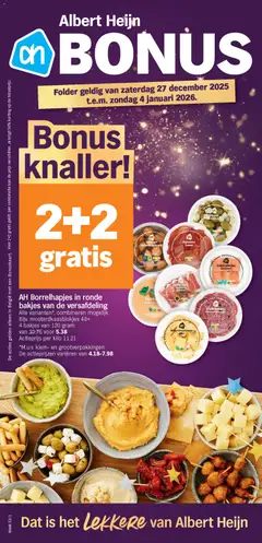 Voorbeeld van Folder week / de la semaine 1 van winkel Albert Heijn geldig vanaf 27/12/2025