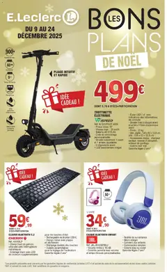 Prévisualisation de Bons plans noël du magasin E.Leclerc formulaire valide 09/12/2025