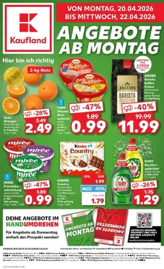 Vorschau von dem Prospekt des Geschäftes Kaufland, gültig ab dem 20.04.2026