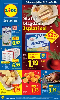 Pregled letka Katalog trgovine Lidl vrijedi od 08.12.2025