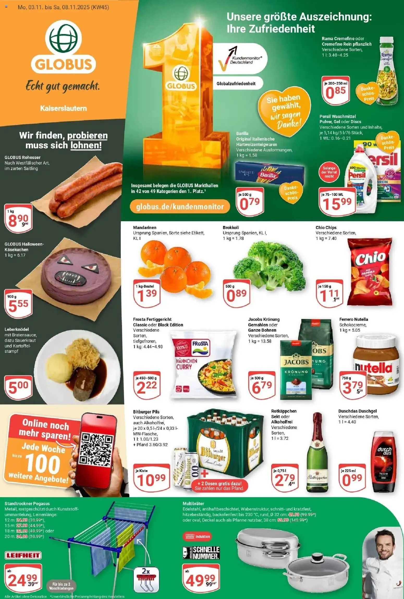 Vorschau von dem Prospekt des Geschäftes Globus, gültig ab dem 02.11.2025